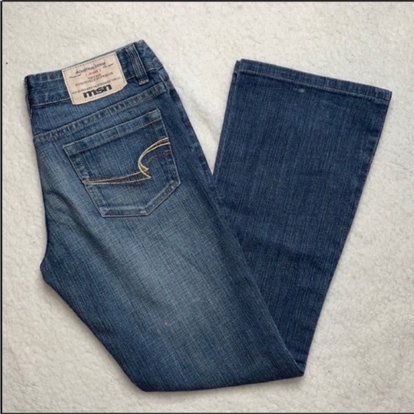 MSN Industrial Denim Jeans Bootcut Size 27 x 28 - Picture 4 of 11